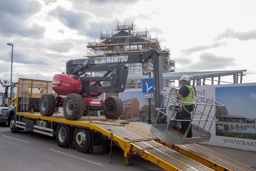 Gloucester Quays Manitou 200ATJ On Site