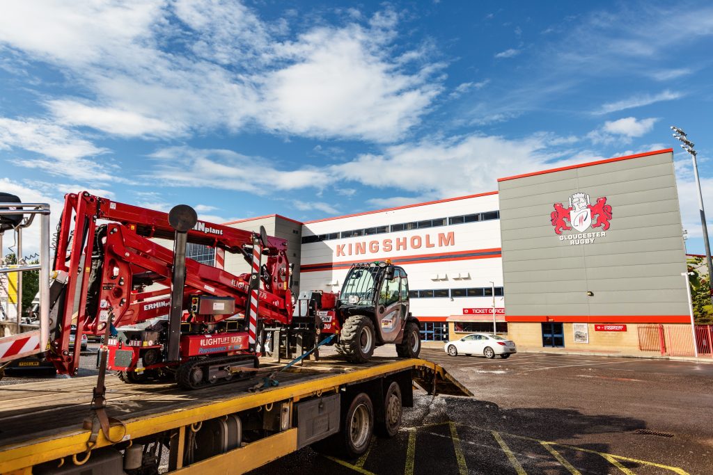 Gloucester Rugby Kingsholm Hinowa Manitou